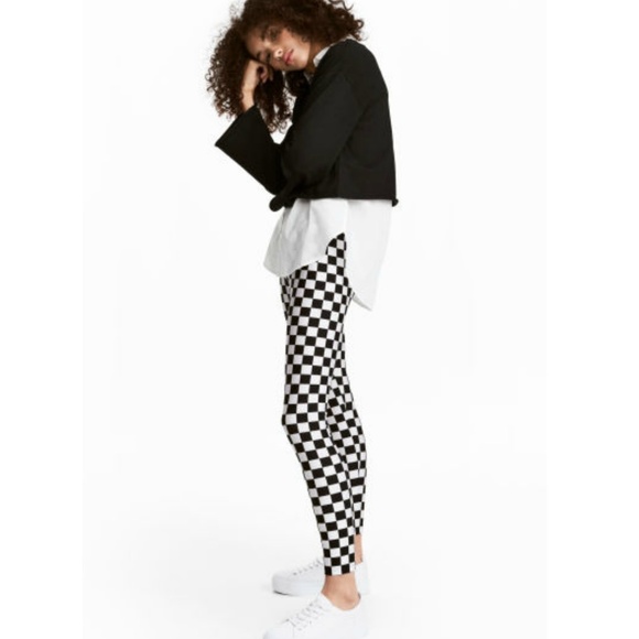 LAST ONE! Checkerboard Leggings FLASH SALE - Picture 2 of 7